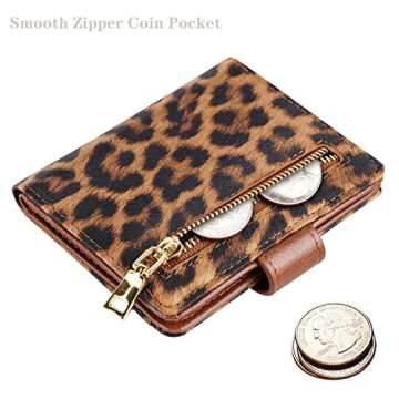 Stylish Simikol Small Wallet for Women Slim RFID Secure