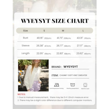 Stylish Wyeysyt Women's Cardigan Sweater for Cozy Fall Fashion