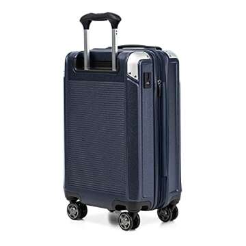 Travelpro Platinum Elite Hardside Expandable Carry on Luggage, 8 Wheel Spinner, TSA Lock, Hard Shell Polycarbonate Suitcase, True Navy Blue, Carry on 21-Inch