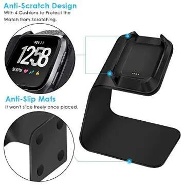 CAVN Charging Dock for Fitbit Versa and Versa Lite Accessories