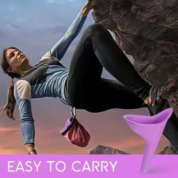 HAKDAY Female Urination Device, Reusable Female Urinal Women Pee Funnel Allows Women to Pee Standing Up, Portable Womens Urinal is The Perfect Companion for Camping,Outdoor,Travel 4pcs