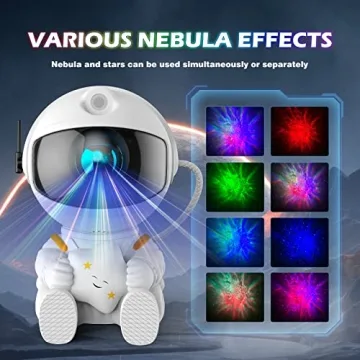 Astronaut Galaxy Projector - Star & Nebula Light