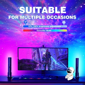 Astronaut Galaxy Projector - Star & Nebula Light