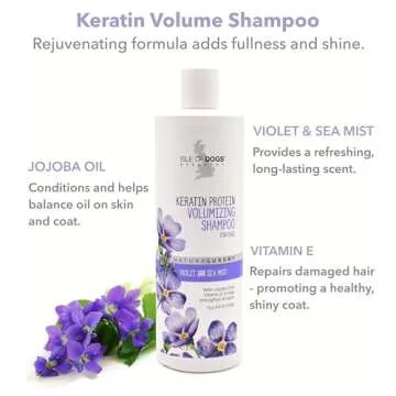 Isle of Dogs Keratin Volume Shampoo for Radiant Coats