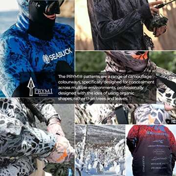 KastKing UPF 50 Fishing Shirts for Men, Long Sleeve Fishing Hiking Shirt, Breathable Moisture Wicking, Sun Shirts for Men