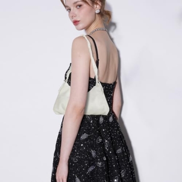 Elegant JENSVOIR Clutch Purse - Versatile White Evening Bag