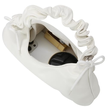 Elegant JENSVOIR Clutch Purse - Versatile White Evening Bag
