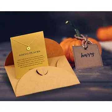 Baydurcan Friendship Compass Necklace Unicorn Good Luck Elephant Cross Necklace with Message Card Gift Card (gold compass)