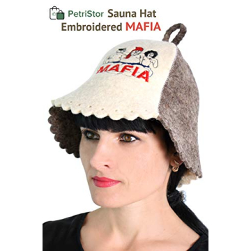 Wool Sauna Hat - Unisex Hair Protector for Sauna Sessions