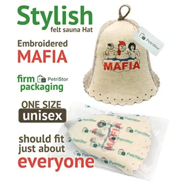 Wool Sauna Hat - Unisex Hair Protector for Sauna Sessions