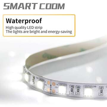 Smart COOM LED Bathroom Mirror with Dimmable Touch Control