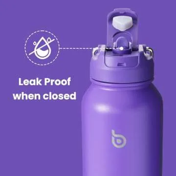 BOTTLE BOTTLE 40oz Insulated Sports Water Bottle with Straw