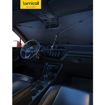 Lamicall Car Windshield Sunshade 5-Layer UV Protection