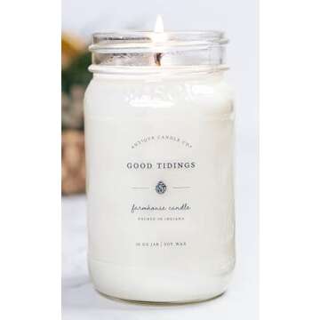 Antique Candle Co. Good Tidings 16oz Candle - 80 Hour Burn