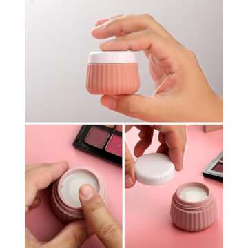 Mrsdry Travel Bottles for Toiletries 8 Pack, Tsa Approved Travel Size Toiletries 3 oz, Travel Containers for Toiletries, with Clear Bag, Leak Proof Silicone Squeezable Travel Essentials Creams Jars