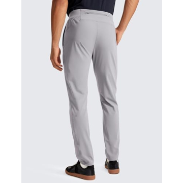 CRZ YOGA 4-Way Stretch Athletic Jogger Pants for Men