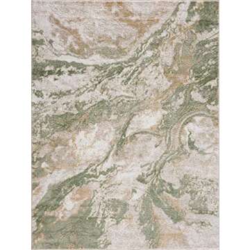 Hauteloom Liverpool Abstract Area Rug for Modern Homes