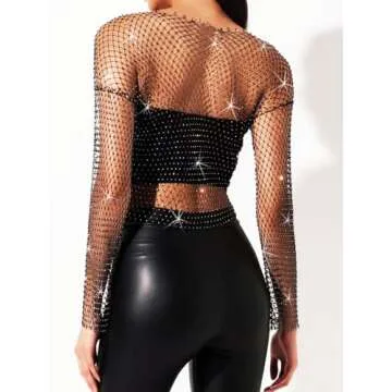GENBREE Rhinestone Body Chain Perfect for Nightlife