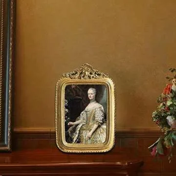 Shop Vintage 5x7 Photo Frame - Antique Gold Elegance