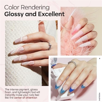 Modelones Dip Powder Nail Kit Starter 20 Colors for DIY Nails