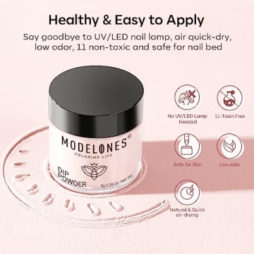 Modelones Dip Powder Nail Kit Starter 20 Colors for DIY Nails