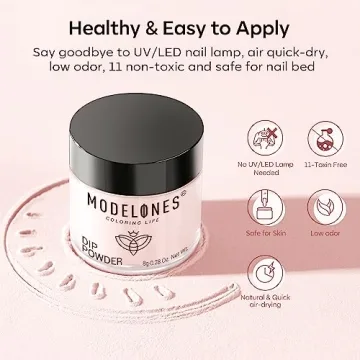 Modelones Dip Powder Nail Kit Starter 20 Colors for DIY Nails