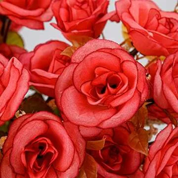 MULTI CANDY Artificial Flower Bouquets with Ceramic Vase