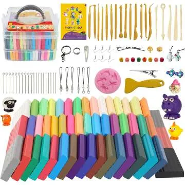 Fun Polymer Clay Kits for Kids with Sculpting Tools