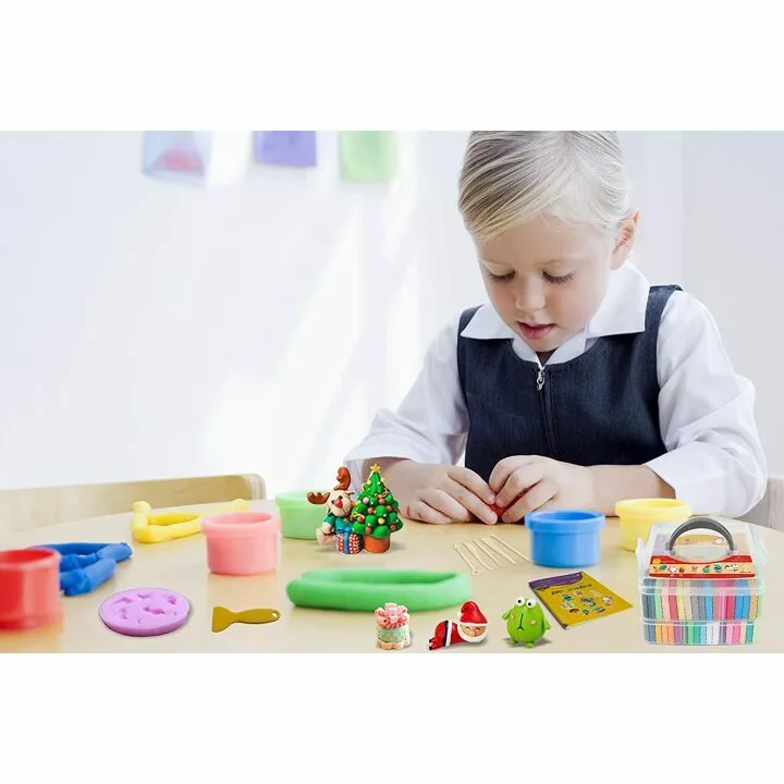 Fun Polymer Clay Kits for Kids with Sculpting Tools