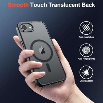 SUPFINE Magnetic Case for iPhone 16e with Drop Protection