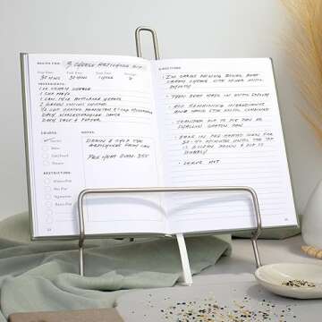 Aesthetic Blank Recipe Book with Waterproof Cover - The Perfect Recipe Notebook To Write In Your Own...