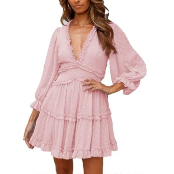 Elegant Boho Mini Dress for Summer Parties | Dokotoo