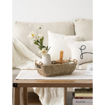 Stylish StorageWorks Wicker Baskets, Set of 2 for Home