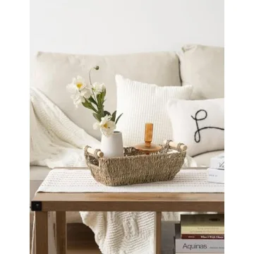 Stylish StorageWorks Wicker Baskets, Set of 2 for Home