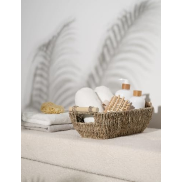 Stylish StorageWorks Wicker Baskets, Set of 2 for Home