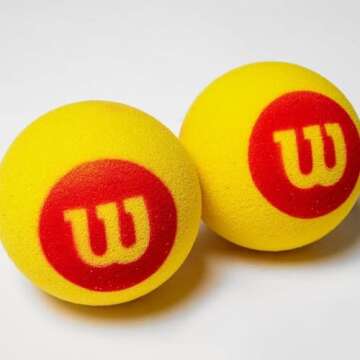WILSON Youth Tennis Balls - Starter Foam, Pack of 6 Balls