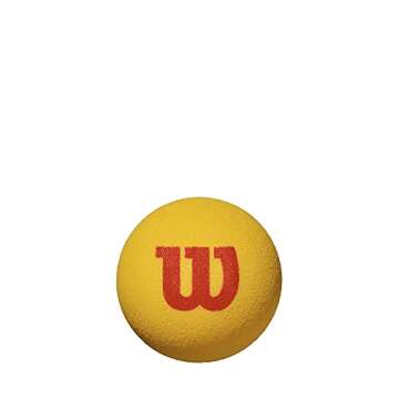 WILSON Youth Tennis Balls - Starter Foam, Pack of 6 Balls