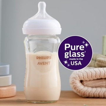 Philips AVENT Glass Baby Bottle - Durable, Eco-Friendly Feeding Solution