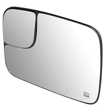 DNA Motoring Right Side Mirror Glass | OEM Replacement for Dodge Ram 1500/2500/3500
