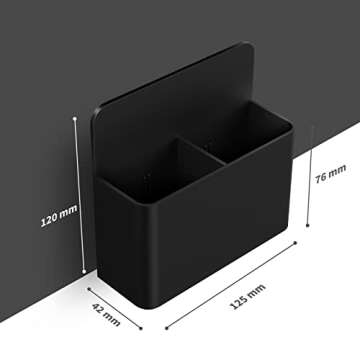 NB 2 Pack Magnetic Dry Erase Marker Holder,Magnet Pen Holder,Magnetic Whiteboard Marker Holder,Magne...