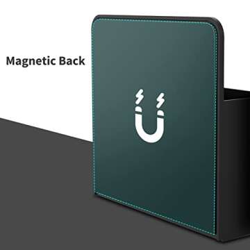 NB 2 Pack Magnetic Dry Erase Marker Holder,Magnet Pen Holder,Magnetic Whiteboard Marker Holder,Magnet Storage Organizer for Home,School,Office