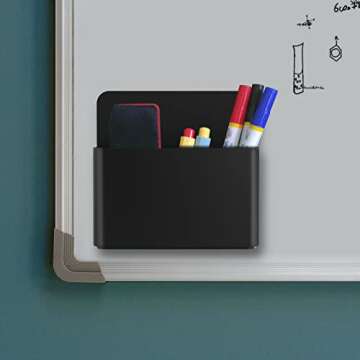 NB 2 Pack Magnetic Dry Erase Marker Holder,Magnet Pen Holder,Magnetic Whiteboard Marker Holder,Magnet Storage Organizer for Home,School,Office