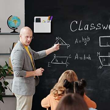 NB 2 Pack Magnetic Dry Erase Marker Holder,Magnet Pen Holder,Magnetic Whiteboard Marker Holder,Magnet Storage Organizer for Home,School,Office