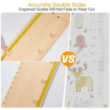 Growth Chart for Wall Wooden Height Chart for Kids Unicorn Castle Height Measurement for Wall Kids Height Wall Chart Kids Room Nursery Wall Decor