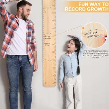 Growth Chart for Wall Wooden Height Chart for Kids Unicorn Castle Height Measurement for Wall Kids Height Wall Chart Kids Room Nursery Wall Decor