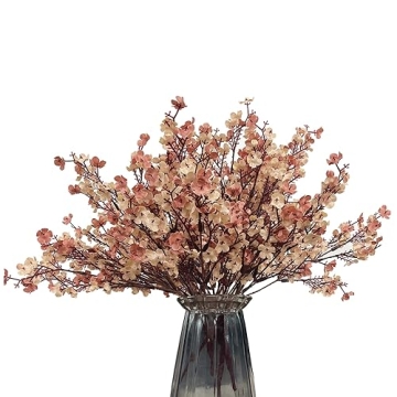 WEISPARK Baby's Breath Faux Flowers for Home Decor