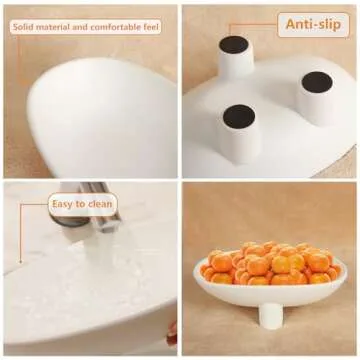 Luvitory Ceramic Fruit Bowl - Stylish Home Essential