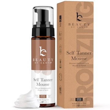 USA-Made Self Tanner Mousse with Natural Ingredients for Streak-Free Glow