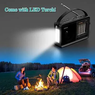 XHDATA D-901 Shortwave Radio AM/FM/SW Analog DSP Radio Transistor Radio with Good Reception Battery Operated Or AC Power USB/TF MP3 Player and Wireless BT Play with Large Knob Good for Parents, Elder