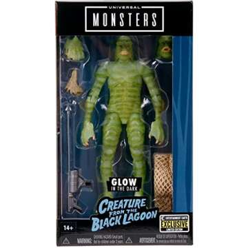 Universal Monsters Creature from The Black Lagoon Glow-in-The-Dark 6-Inch Action Figure - Entertainm...